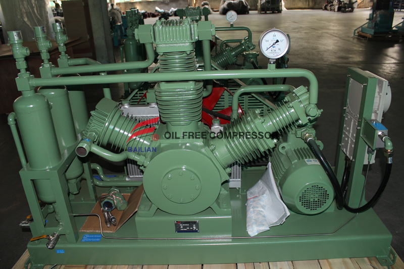 Kaligtasan Reciprocating Hydrogen Piston Compressor para sa Laboratory